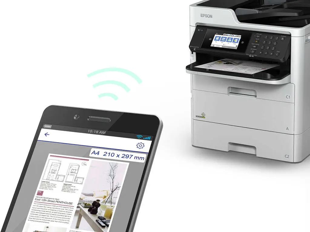 МФУ EPSON WorkForce Pro WF-C579RDWF (C11CG77401) - фото 4