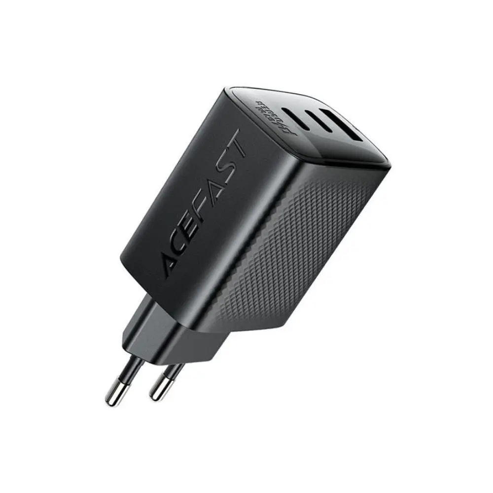 Мережевий зарядний пристрій ACEFAST A108 PD67W GaN (2*USB-C+USB-A) charger Black (6974316284048) - фото 4