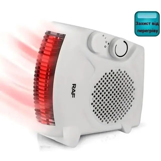 Тепловентилятор RAF R.1183 компактний та потужний (24401-R.1183_439) - фото 4