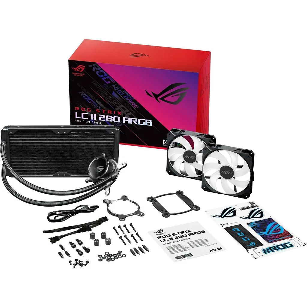 Система водяного охолодження Asus ROG Strix LC II 280 ARGB Black (90RC00C1-M0UAY1) [143453] - фото 10