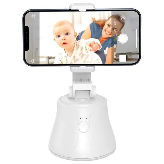 Смарт штатив Baseus 360°AI Following Shot Tripod Head SUYT-B02 White - фото 2