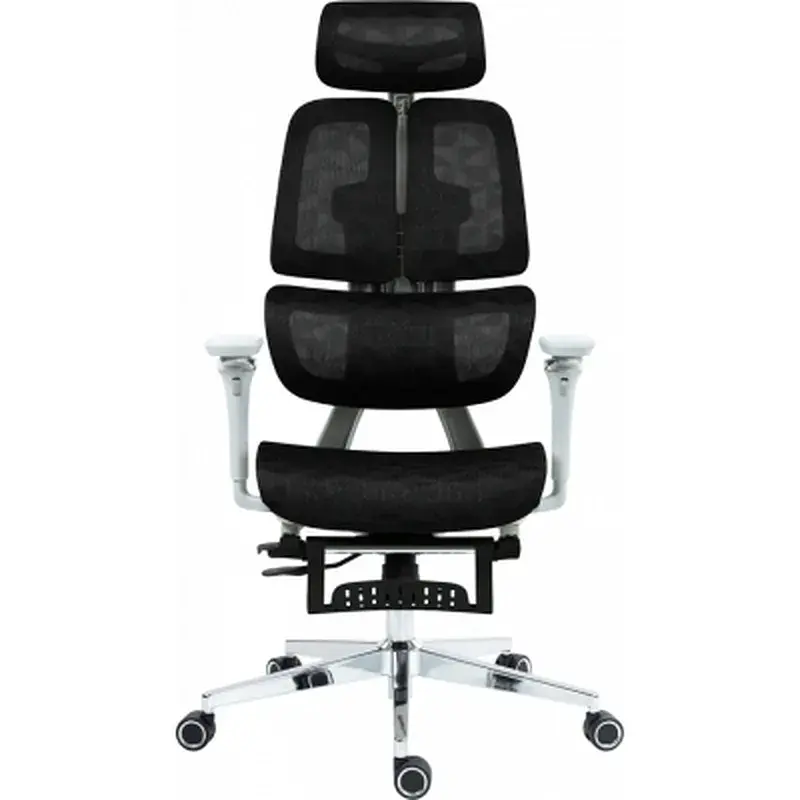 Офісне крісло GT Racer B-2450 White/Black - фото 8