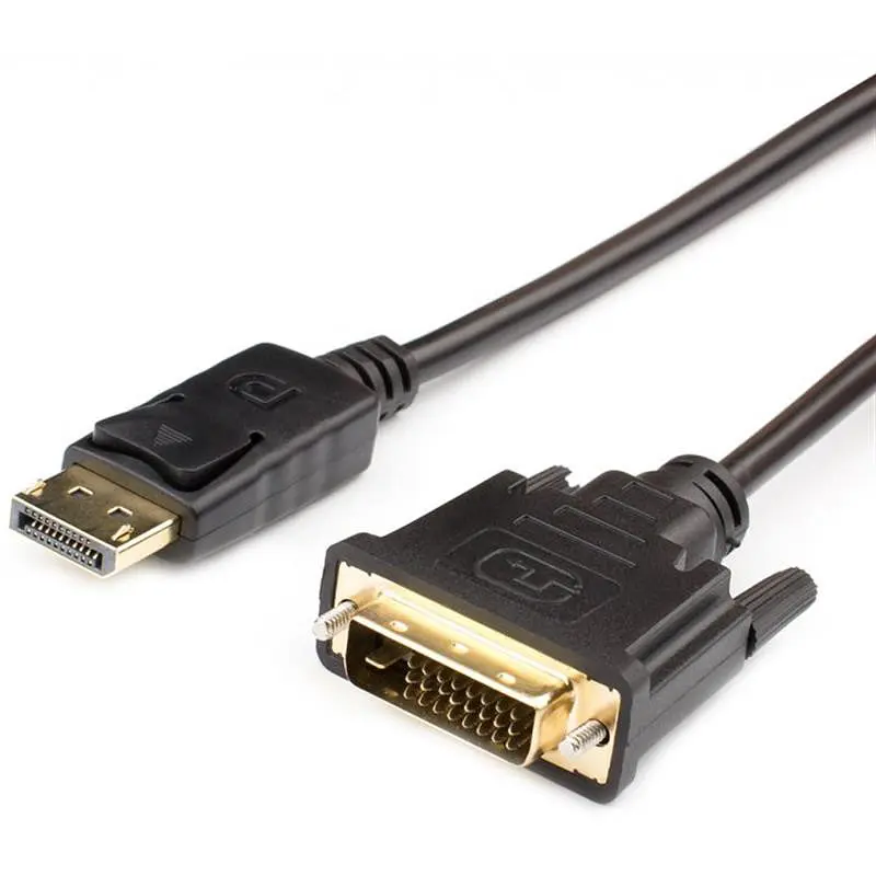 Кабель Atcom DisplayPort - DVI (M/M), 1.8 м, чорний (9504) - фото 2