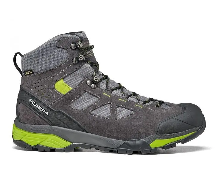 Ботинки Scarpa ZG Lite GTX 36 Серый-Салатовый - фото 5