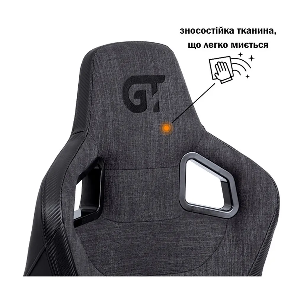 Крісло ігрове GT Racer X-8005 Dark Gray/Black - фото 7