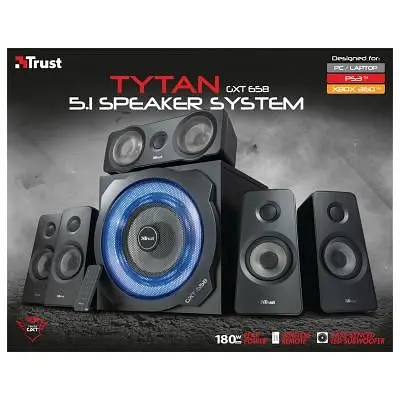 Акустична система Trust GXT 658 Tytan 5.1 Surround Speaker System (21738) - фото 3