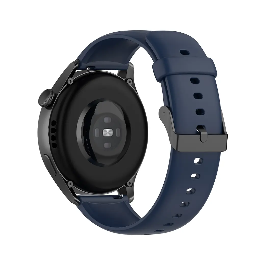 Ремінець силіконовий для смарт-годин BeWatch HW Huawei Watch 22 мм Синій (102HW04) - фото 5