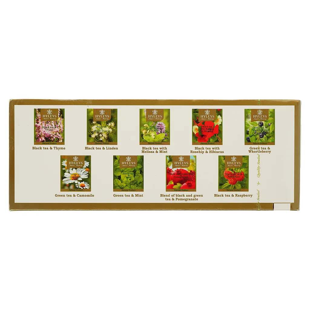 Уцінка. Набір чай Hyleys 9 смаків (асорті) 150 г (100 шт. x 1.5 г)  - фото 6