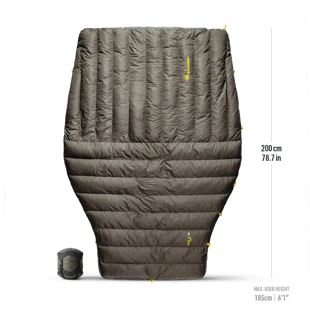Спальник Sea To Summit Ember Down Quilt -1C|30F Long Beluga (1033-STS ASL042012-210104) - фото 3