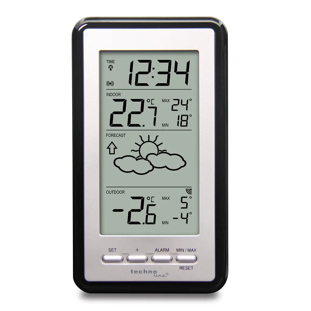 Метеостанція Technoline WS9130 Silver/Black (WS9130), Сріблястий - фото 2
