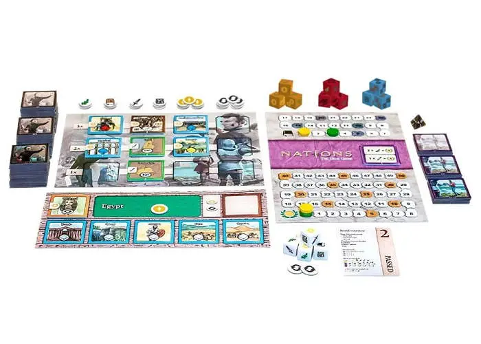 Настільна гра Lautapelit Народи світу: Гра з кубиками (Nations: The Dice Game) (англ.) (PS041) - фото 3