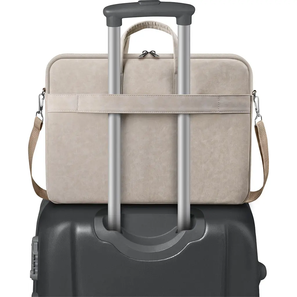 Сумка для ноутбука Defender 15.6' Solid, Beige, екокожа, 410х310х40 мм (26126) (26126_DEFENDER) - фото 4