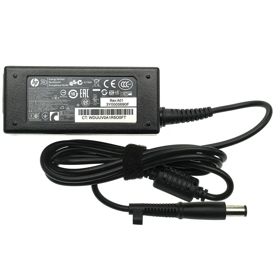 Блок живлення для ноутбука HP 19.5V, 2.31A, 45W, 7.4x5.0-PIN, black (без кабелю!)