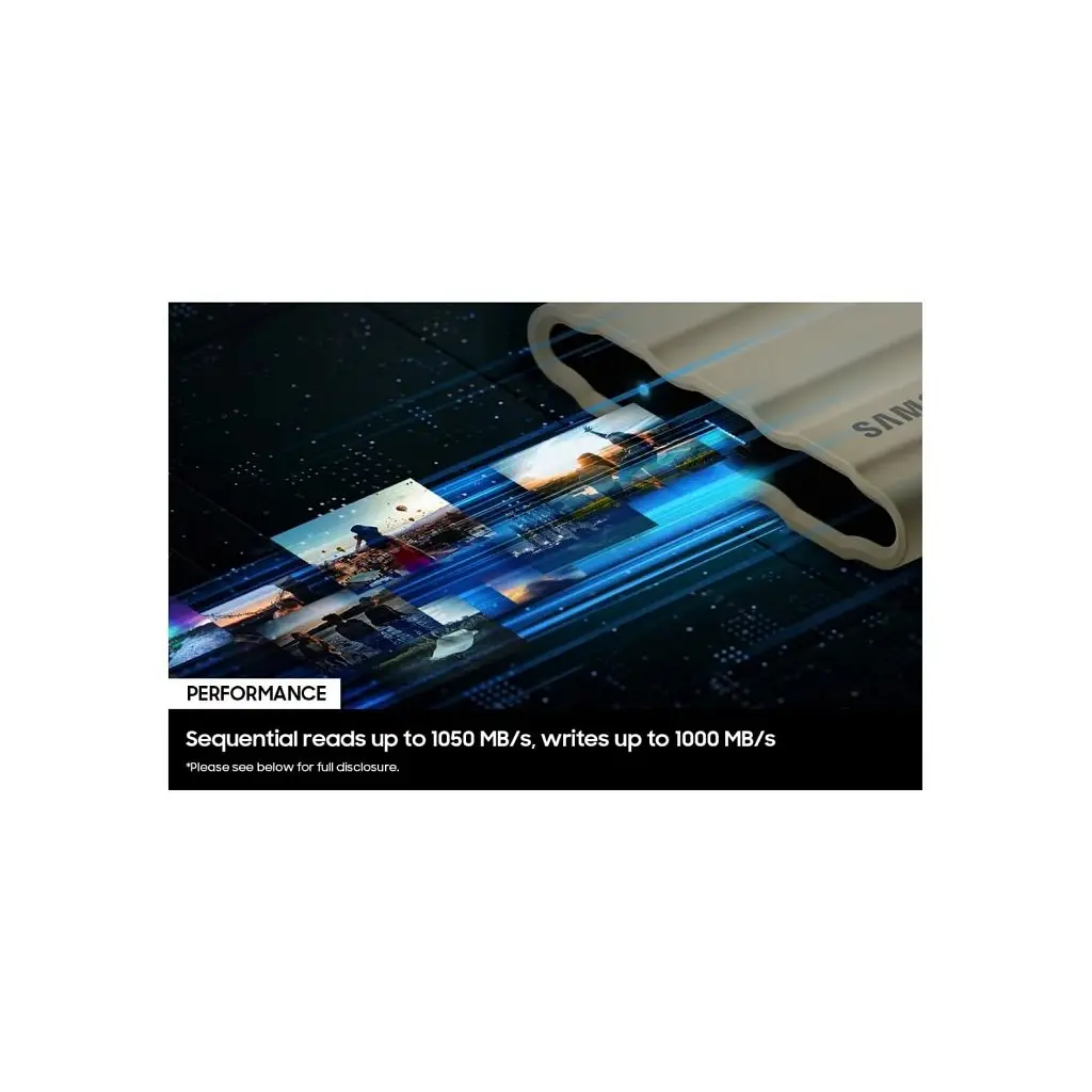 Накопичувач SSD USB 3.2 1TB T7 Shield Samsung (MU-PE1T0K/EU) - фото 7