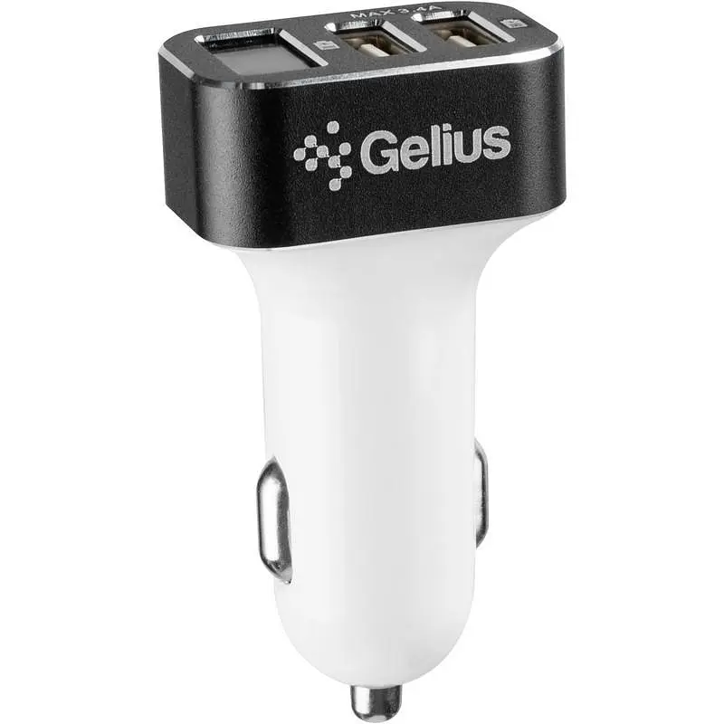 Автомобільний зарядний пристрій Gelius Pro Wolt LCD GP-CC005 Black з кабелем XiaomicroUSB - фото 4