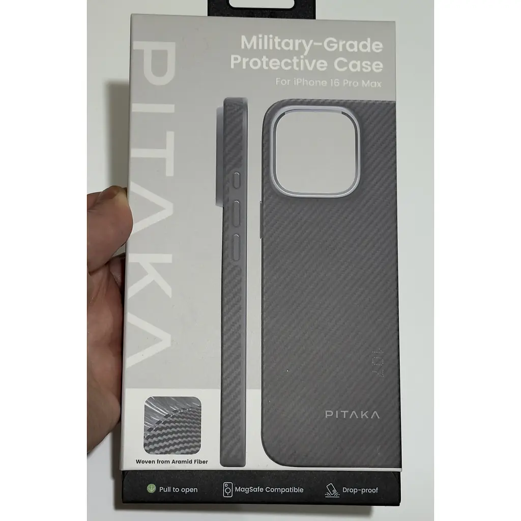 Оригінальний протиударний чохол Pitaka Military-Grade Protective Summa Case для iPhone 16 Pro Max 600D Black/Grey (KI1601PMPA) - фото 7