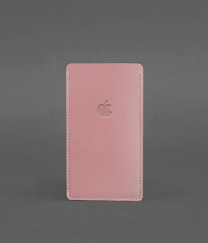 Кожаный чехол для iPhone 11 Розовый - фото 2