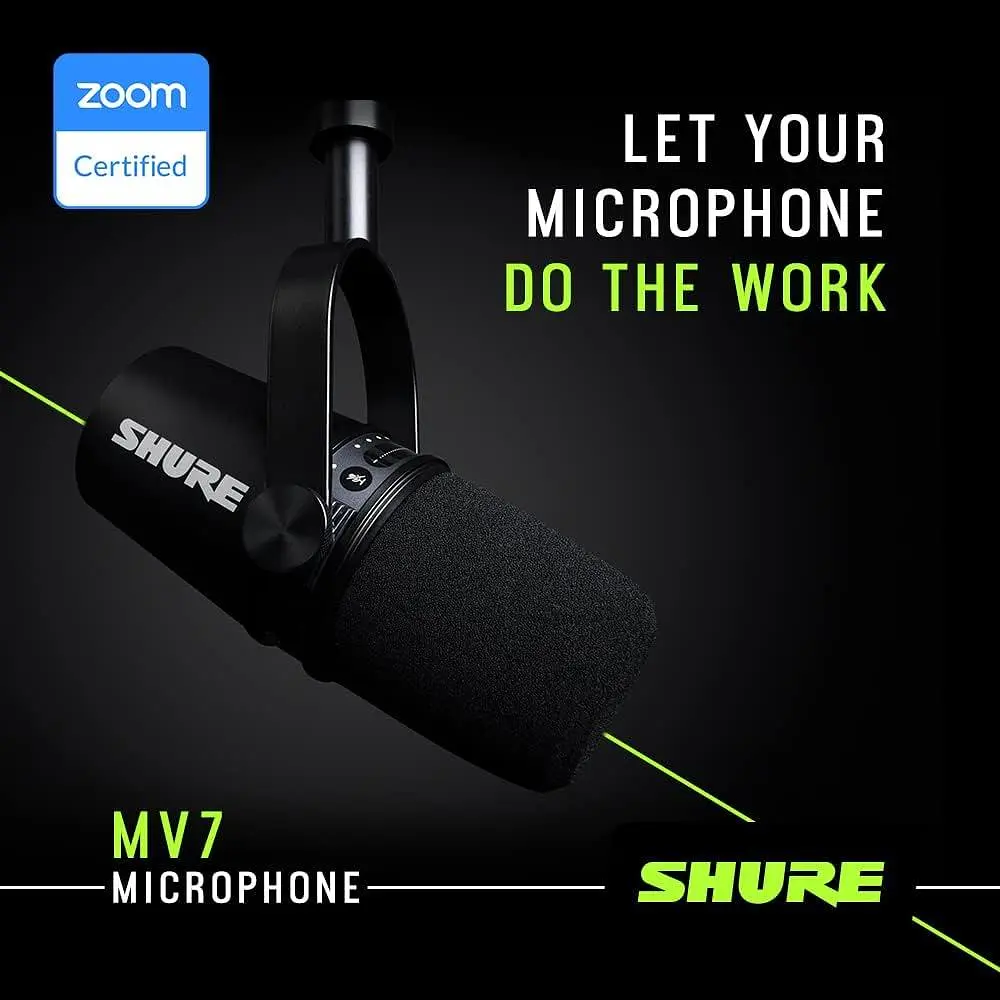 Мікрофон Shure MV7-К (XLR/USB) - фото 8