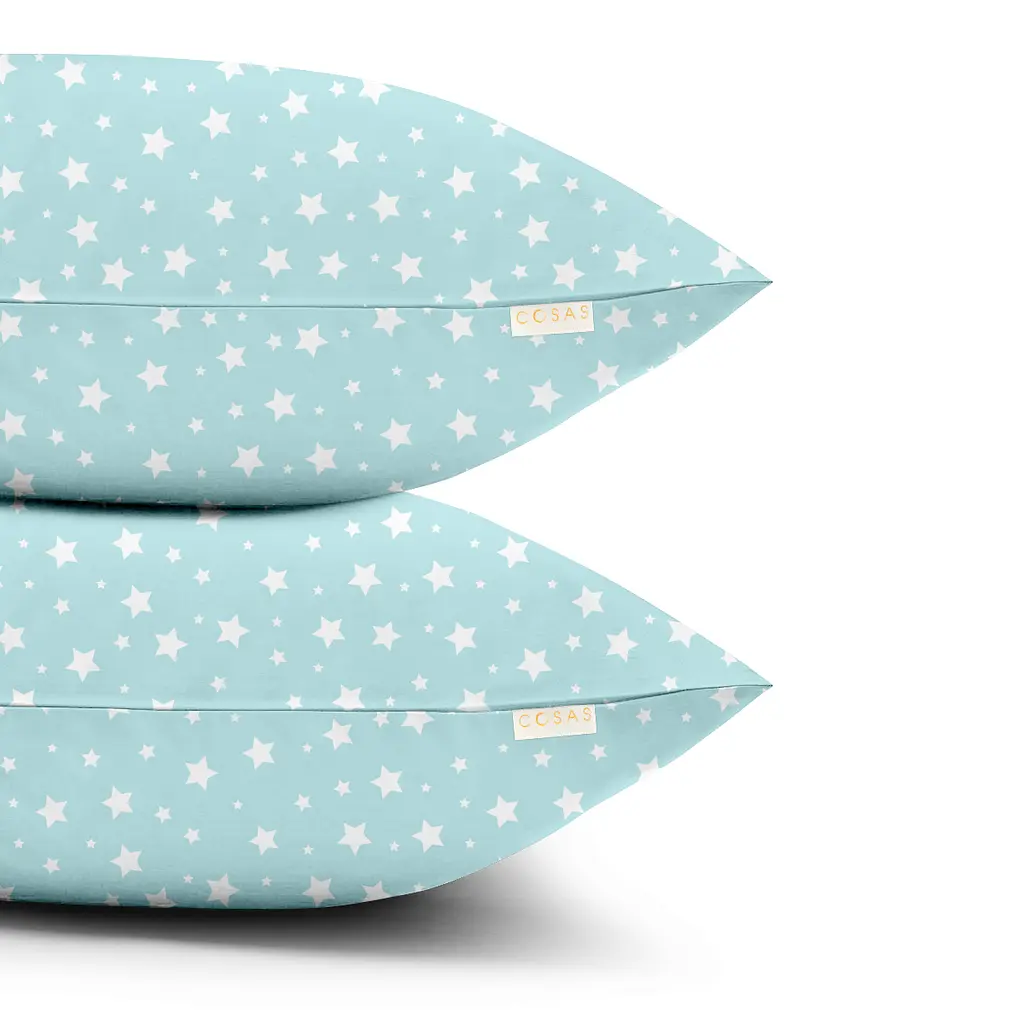 Набір наволочок Cosas Starfall mint 40х60 см м'ятний (SetPillow_StarfallMint_40x60) - фото 2