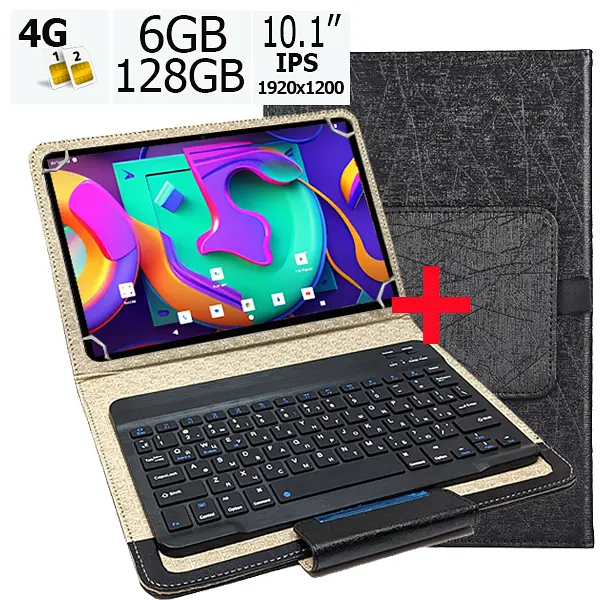 Планшет-телефон Adronix Neo Tab 10 LTE Blue 6GB/128GB DUAL SIM 10.1" IPS FULL HD 1920x1200 + Чохол із Bluetooth клавіатурою - фото 2