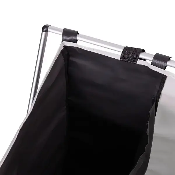 Корзина для белья Yiwu HP-41-4 текстильная на 3 секции 65х40х58 см - фото 8