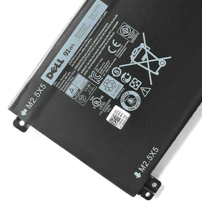 Акумулятор для ноутбука Dell XPS 15 9530 Precision M3800 - (245RR / +11.1V 91Wh) - фото 2