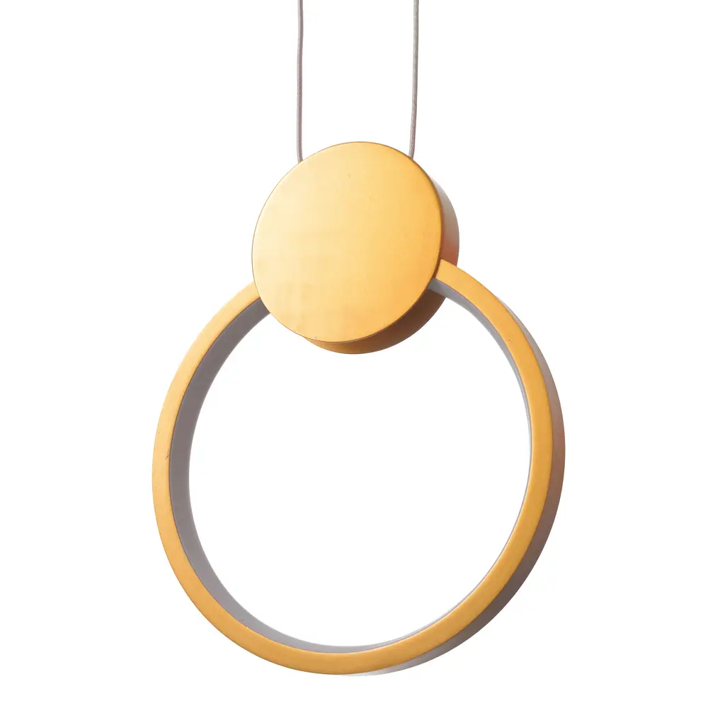 Люстра подвесная Brille в спальню LED 10W NW G (BL-718S/1) - фото 2