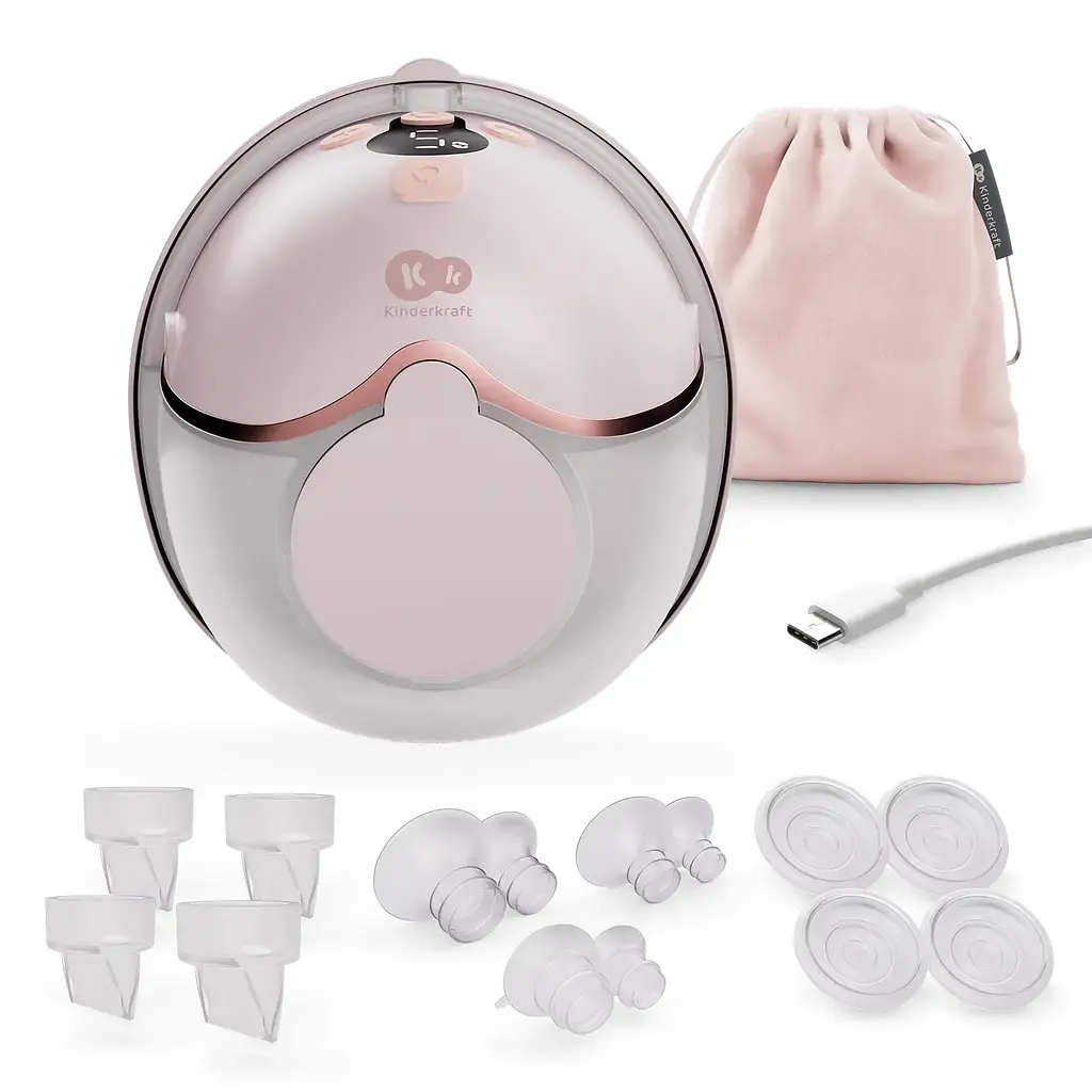 Електричний молоковідсмоктувач Kinderkraft MamaFlow Pink (KEMAFL00PNK0000) - фото 2