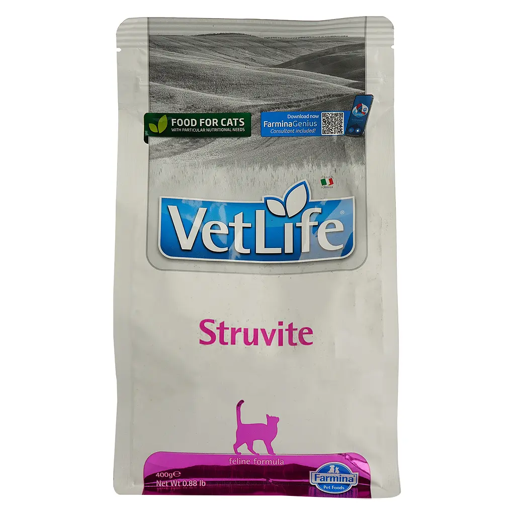 Сухий лікувальний корм для котів Farmina Vet Life Struvite, для розчинення струвітних уролітів, 400 г - фото 2