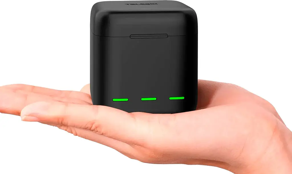 Зарядний пристрій Telesin Charger Box + Battery 3шт для GoPro 9/10/11 (GP-BNC-902-B) [87677] - фото 5