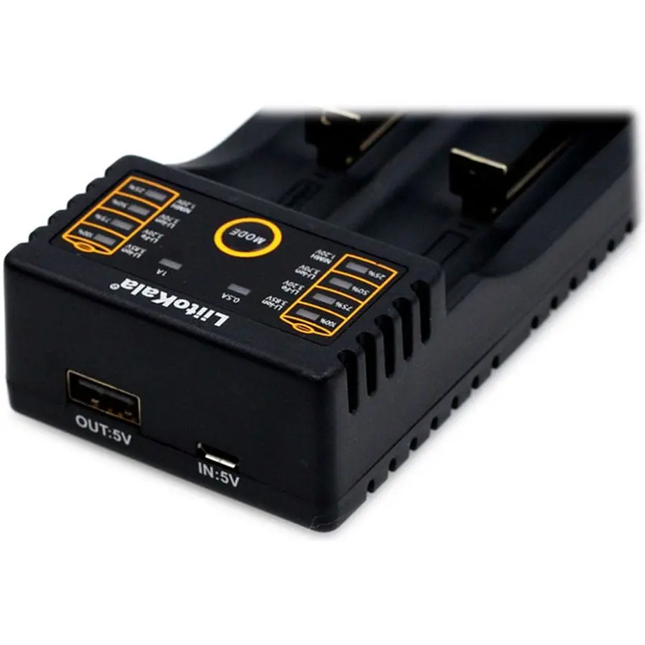 Зарядное устройство для LiitoKala Lii-202 Ni-Mh/Li-ion/Li-Fe/LiFePO4 USB Powerbank LED Box - фото 3