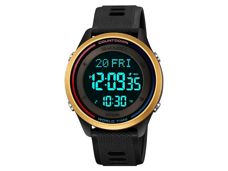Чоловічий наручний годинник 2348BKGD Black-Gold Skmei acs0029989 - фото 3