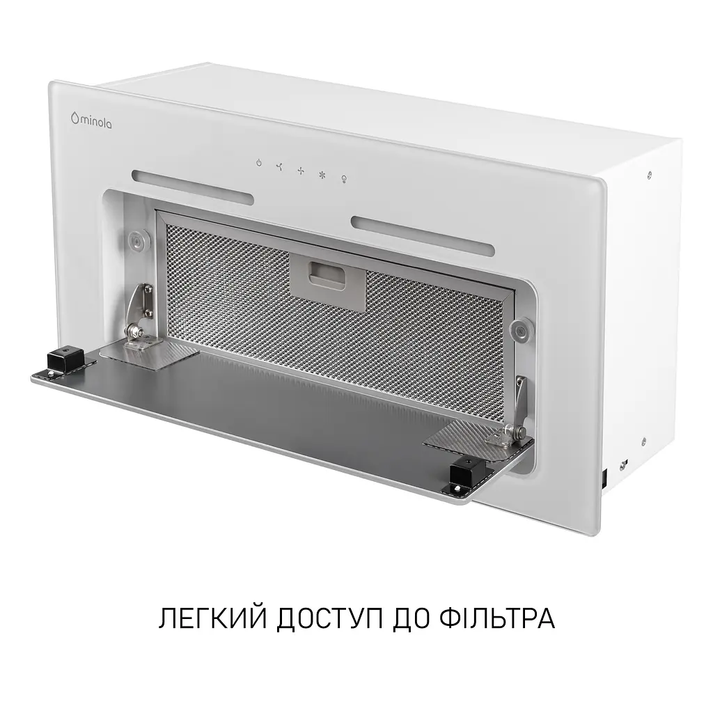 Витяжка повновбудована MINOLA HBI 6473 WH GLASS 800 LED Line - фото 11