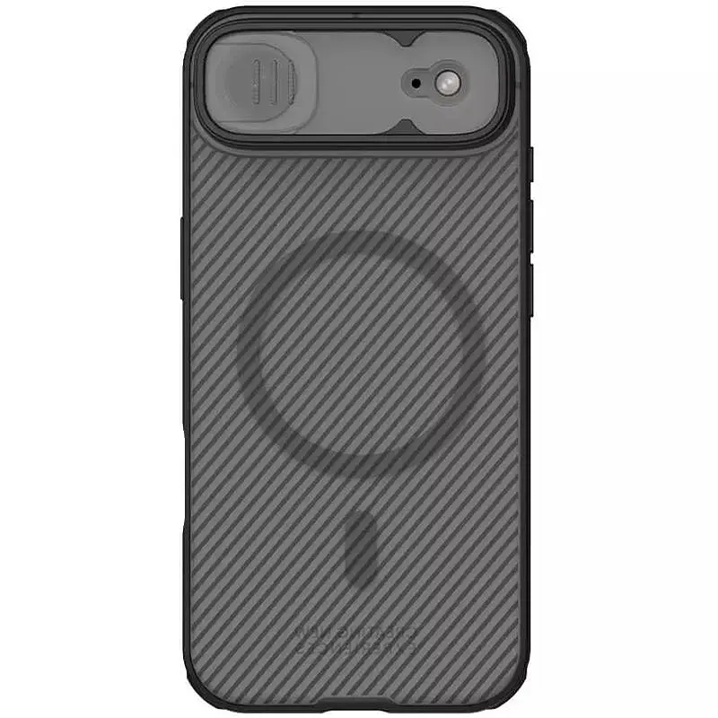 Карбонова накладка Nillkin CamShield Pro Magnetic для Apple iPhone 17 Air 6.5" Transparent black - фото 2