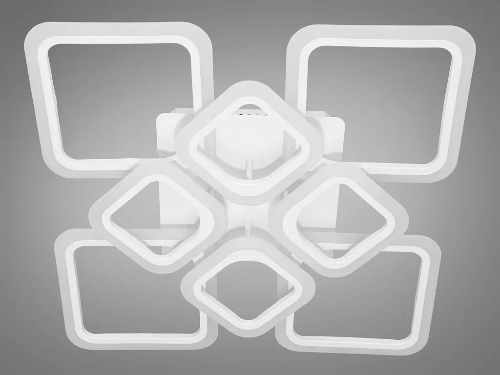 Светодиодная люстра смарт светильник с ИК пультом и димером, 105W - фото 4