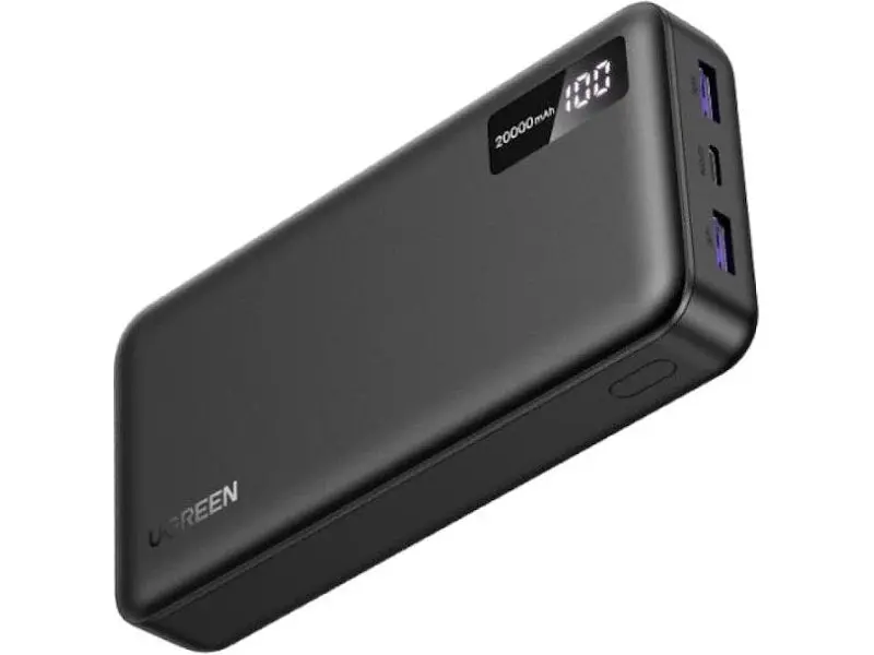Зовнішній акумулятор (Power Bank) UGREEN PB312 20000mAh Black (25683) - фото 2