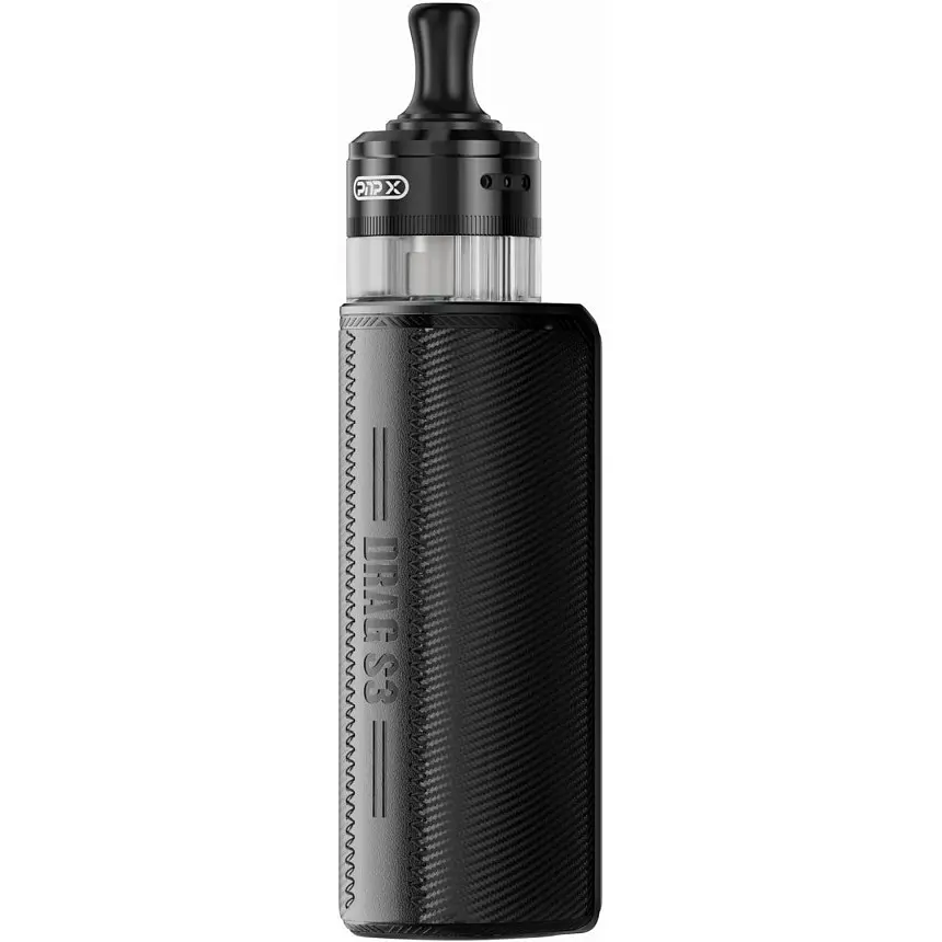 Под-система VooPoo Drag S3 60W Pod 3000 mAh with PnP X Cartridge MTL 5ml електронна сигарета Kit Spray Black (18813) - фото 2