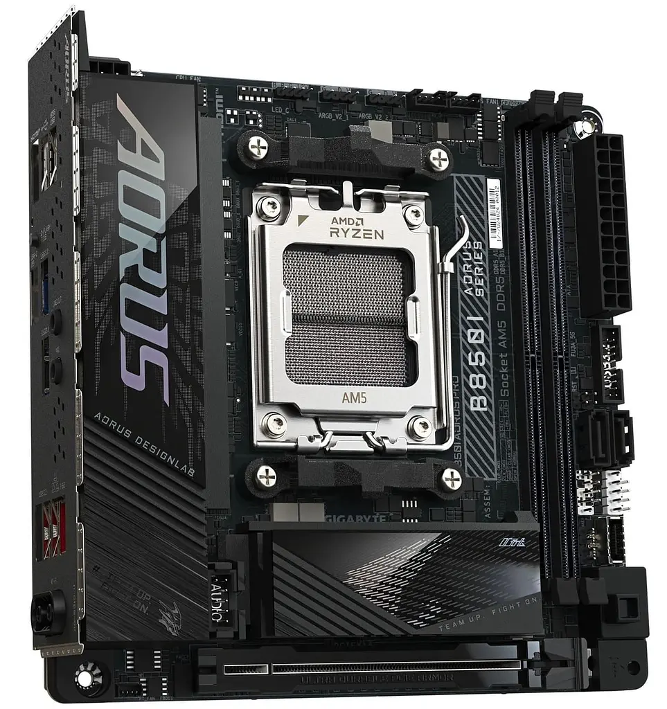 Материнська плата Gigabyte B850I AORUS PRO (B850I AORUS PRO) (Socket AM5, AMD B850, Mini-ITX) Б/в - фото 3