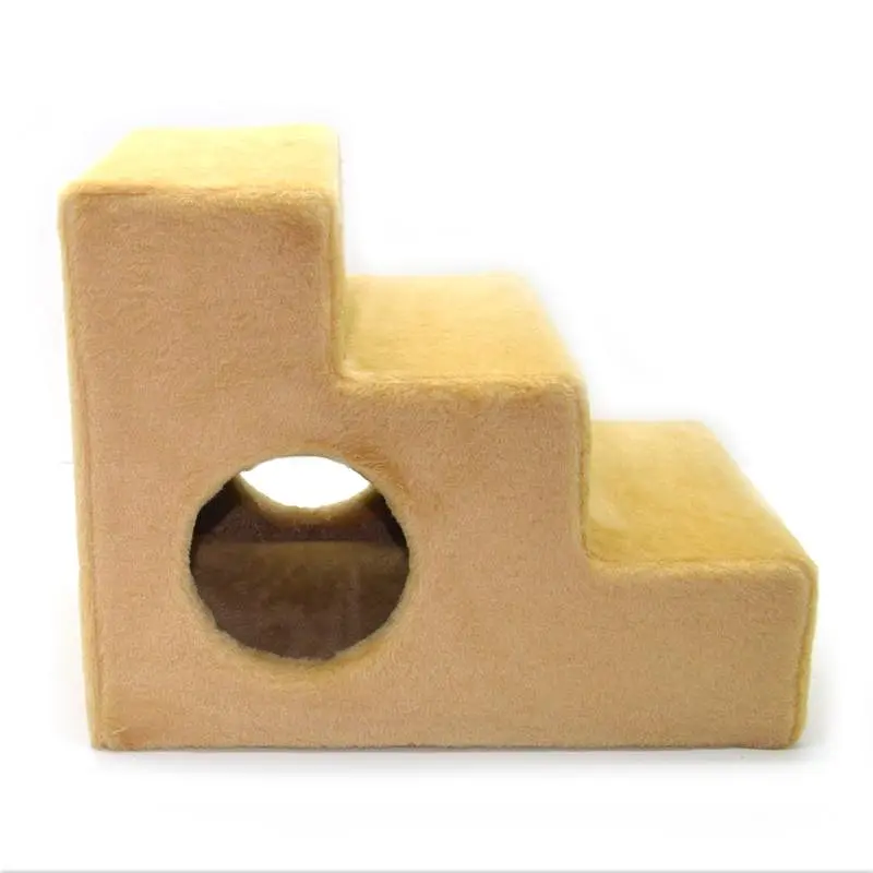 Сходинки для тварин з будиночком Zoo-hunt трьох рівневі 35х47х37 см - фото 3