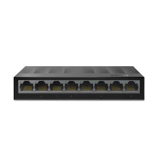 Комутатор TP-LINK LS1008G, 8x10/100/1000 Mb/s, пластмасовий корпус, некерований