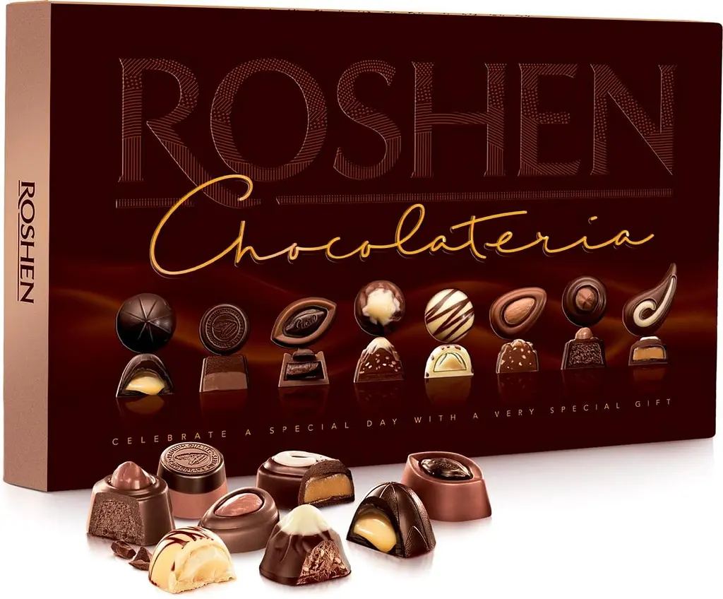 Цукерки Roshen Chocolateria 256 г