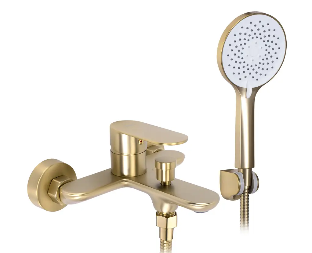 Змішувач для ванни Rea Drop brushed gold REA-B6399