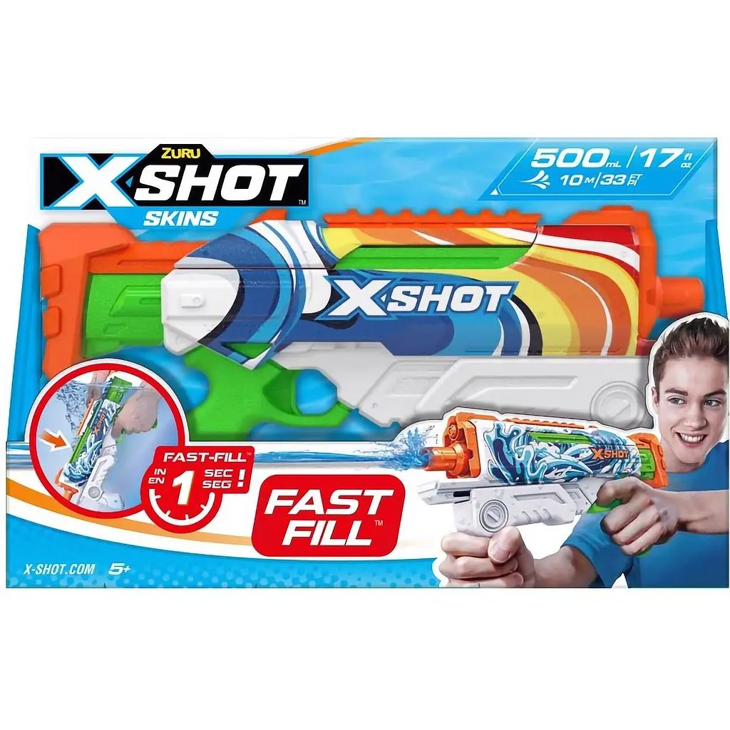 Водний бластер Zuru X-Shot Fast FIill Sins Hyperload Malibu (11854B) - фото 3