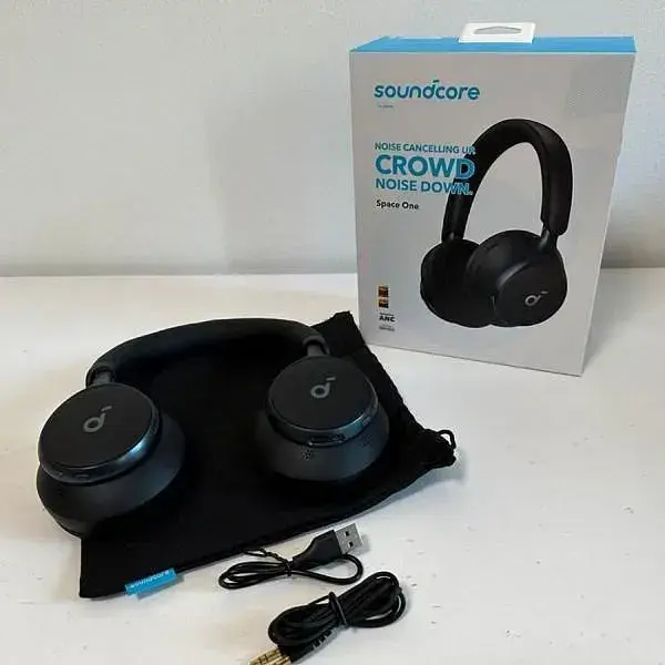 Наушники с микрофоном Anker SoundCore Space One Jet Black (A3035G11) - фото 5