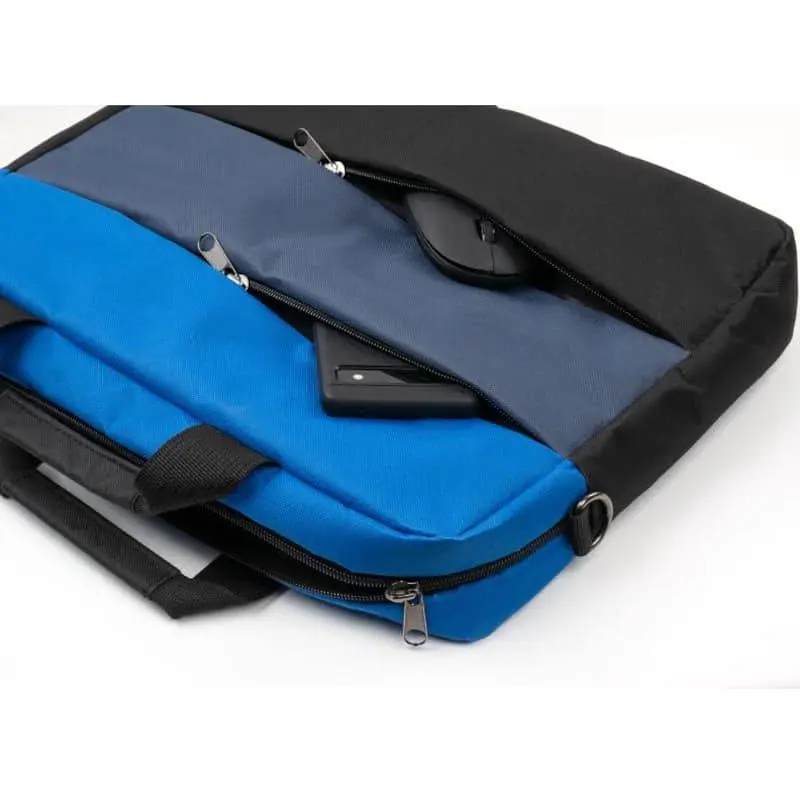 Сумка для ноутбука Vinga 15.6" NB1120 Black/Blue (NB1120BB) - фото 5