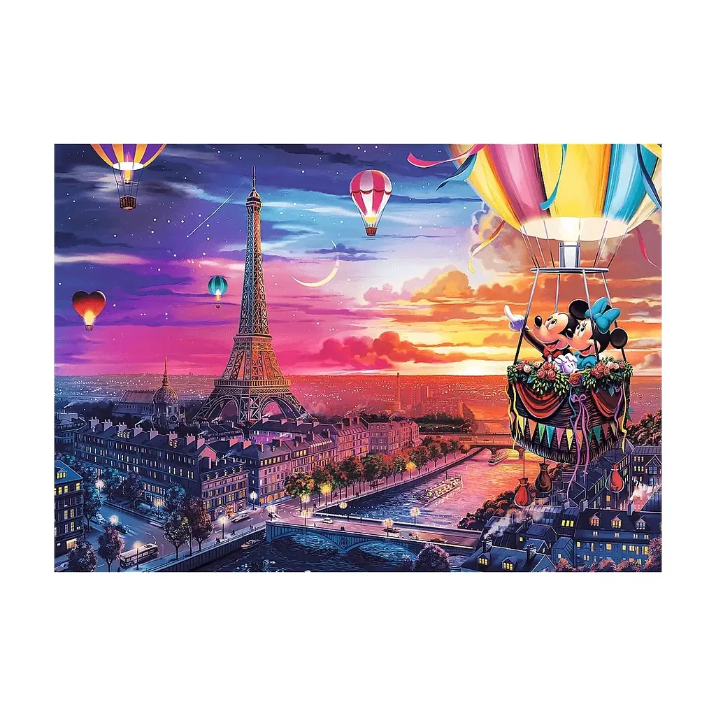 Пазл Trefl Premium Plus Disney Міккі та Мінні в Парижі 1000 елементів (5900511109177) - фото 2