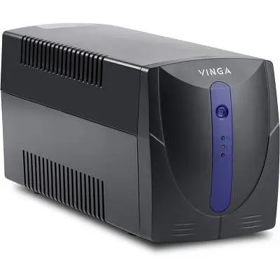 Пристрій безперебійного живлення Vinga LED 1200VA plastic case (VPE-1200P) - фото 2