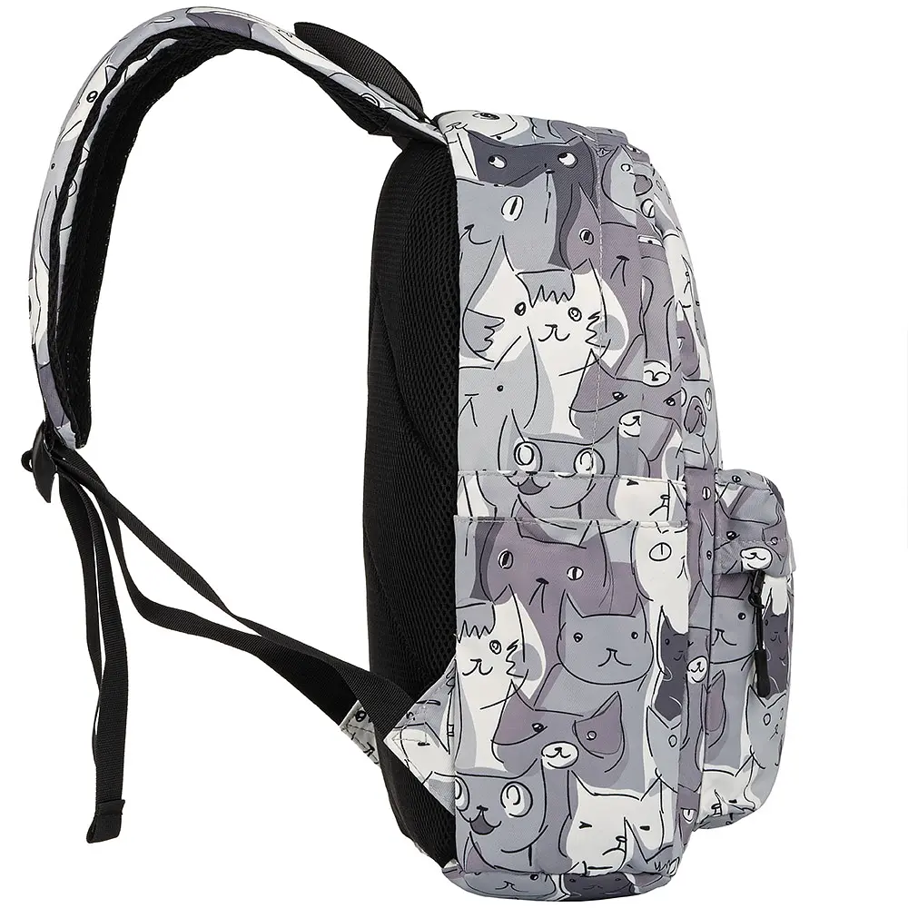 Рюкзак 2E TeensPack Cats сірий - фото 4