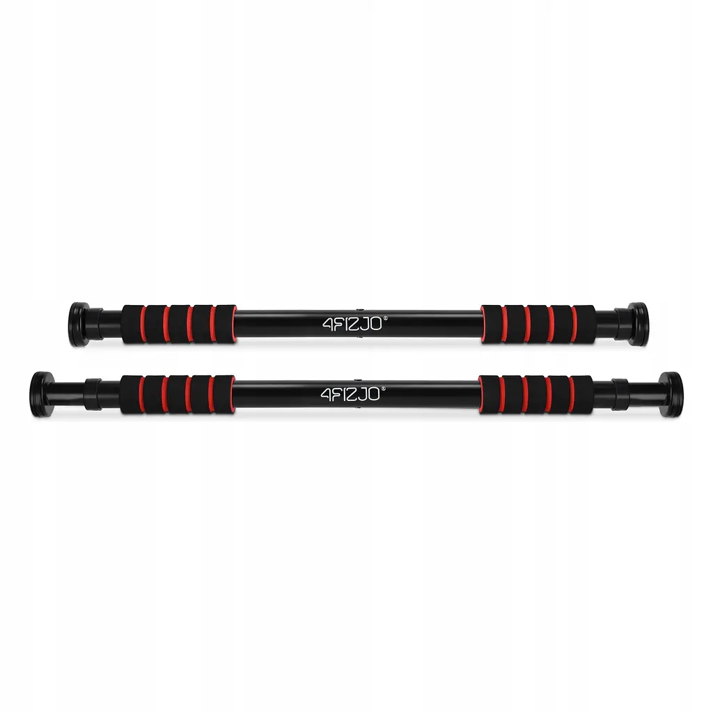 Турнік розсувний 4FIZJO Basic 61.5-100 см Black/Red (P-5905973402712) - фото 8