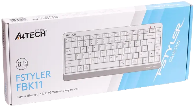 Клавиатура A4Tech FBK11 White - фото 3